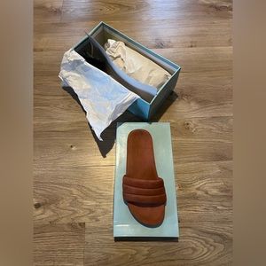 Seychelles Suede Terracotta Slides
